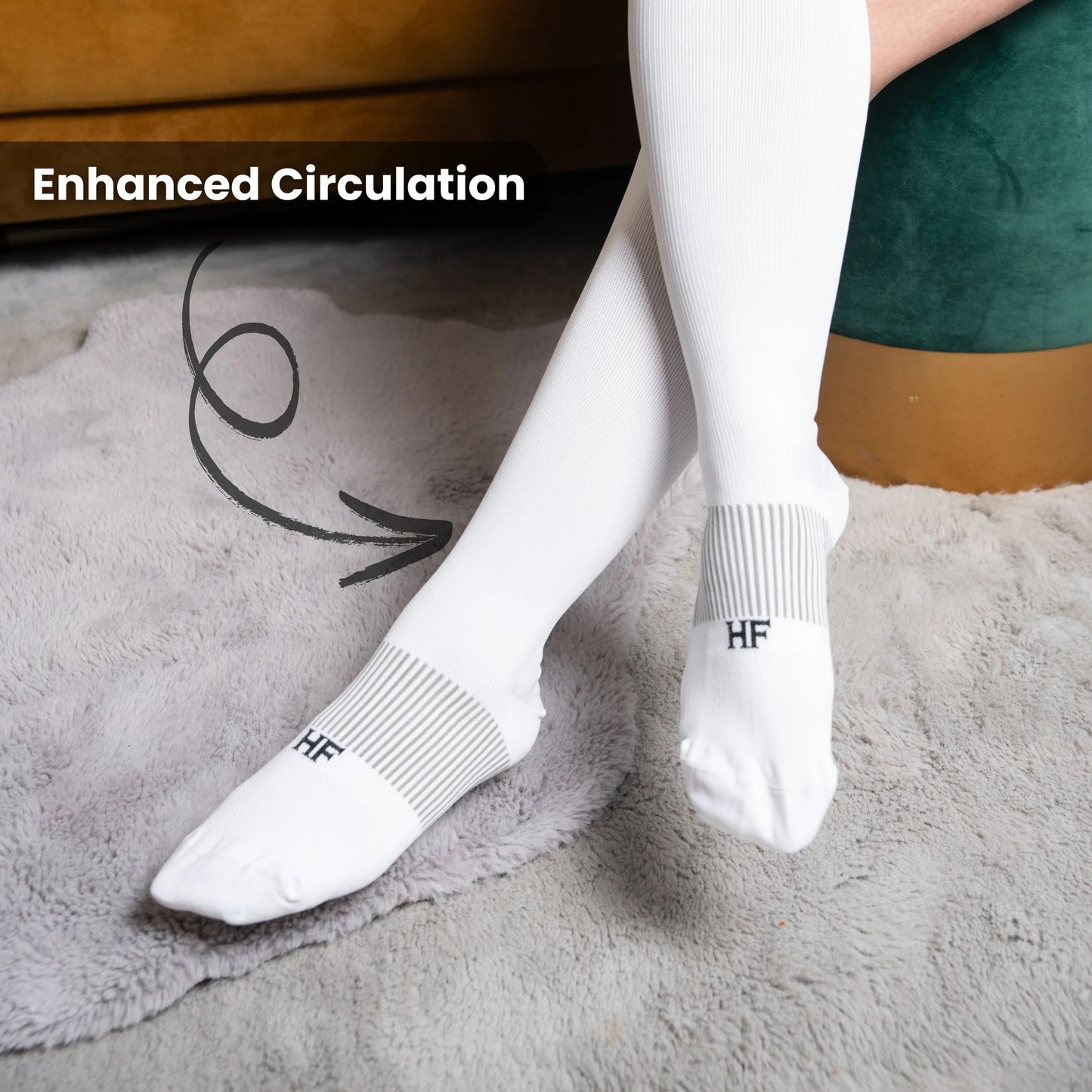 HF Compression Socks - For Boosting Blood Circulation