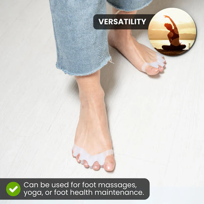 HIKE Foot Toe Separator – For Daily Comfort, Soft Toe Support & Suitable for Bunions and Hammer Toes
