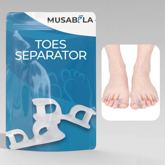 DUVYN ToeAlign Medical Silicone Toe Separator for Bunion Relief & Hammer Toe Correction