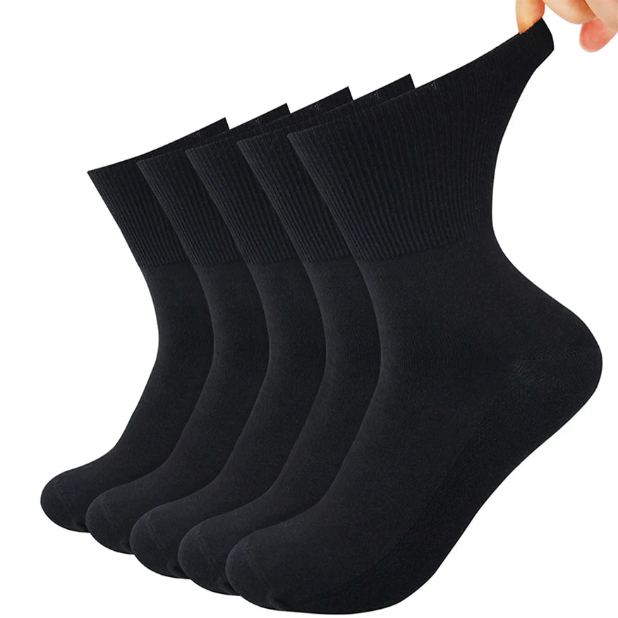 DUVYN DiaSock Medical Diabetic Socks for Foot Comfort & Circulation Support (4-Pack)